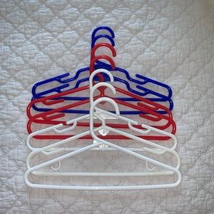 Set of Seven Plastic Children’s Hangers